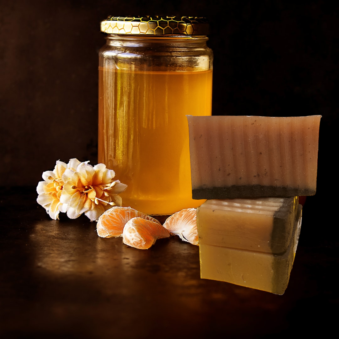 Honey Cinnamon Scrub Soap Bar